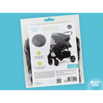 Сетка москитная универсальная на коляску 100*145, черная