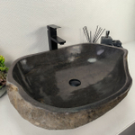 Раковина из речного камня RS-64925 70*51*15 0858