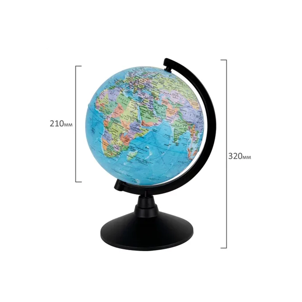 Глобус политический GLOBEN "Классик", 21 см, К012100008