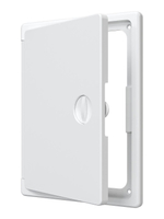 Люк ревизионный ЛТП накладной ручка-задвижка 150х200 пластик EVECS