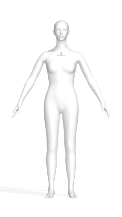 3D аватар манекена Моника