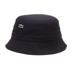 Теннисная кепка Lacoste Organic Cotton Bucket Hat - navy blue