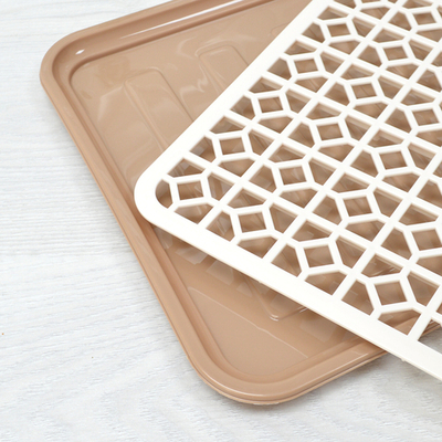 Поднос с решеткой для сушки посуды, цвет микс