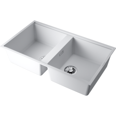 Мойка Omoikiri Kitagawa 83-2-U-WH Artceramic/белый