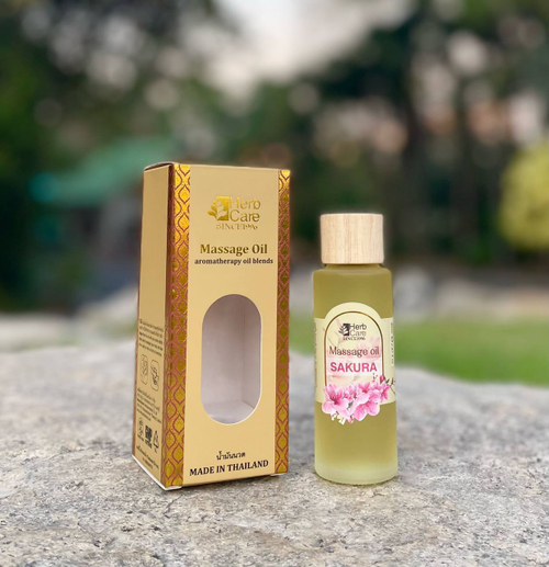 Массажное масло для тела Сакура Massage Oil Sakura HerbCare