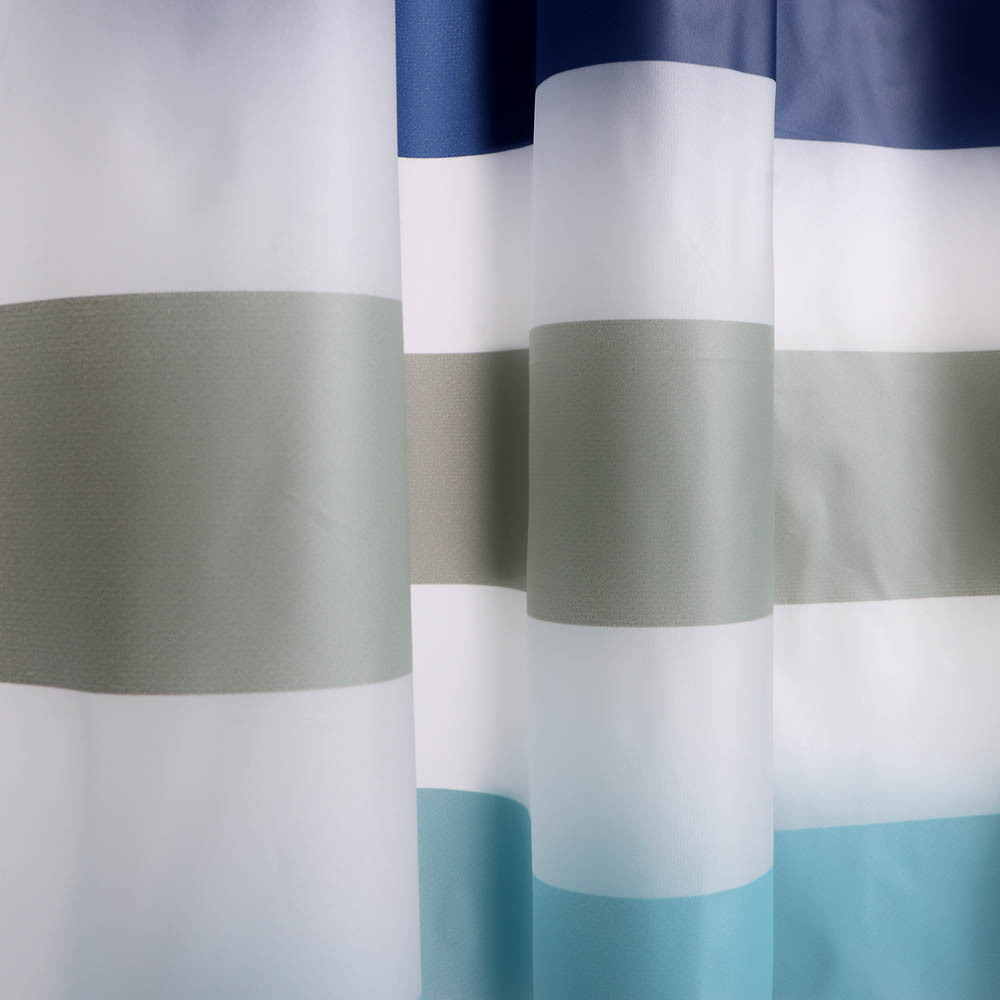 Штора для ванной 180*180см Пева + коврик противоскользящий 68*36см