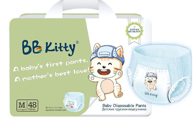 BB Kitty Подгузники-трусики Премиум M (6-11кг) 48шт