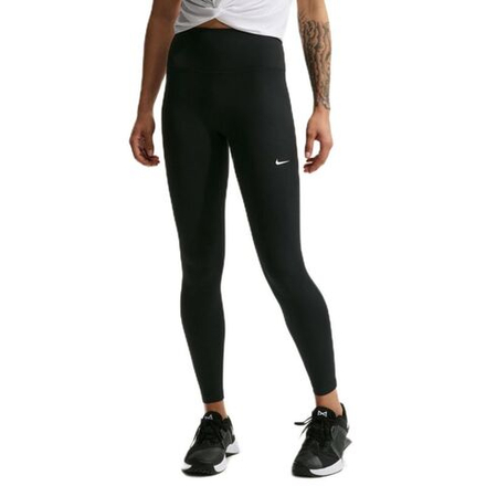 Леггинсы Nike One Seamless Front High Waisted Full Length - black/white
