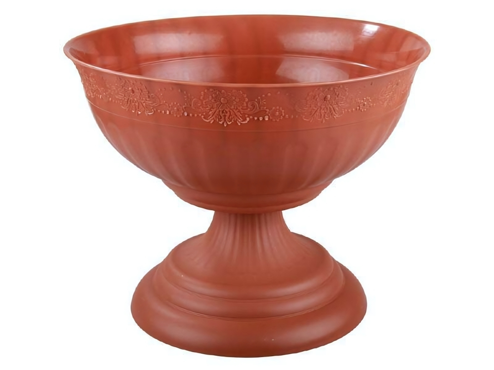 Вазон Венеция 17л, коричневый