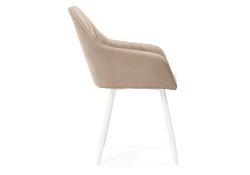 Кресло Слэм крутящееся бежевое / белое