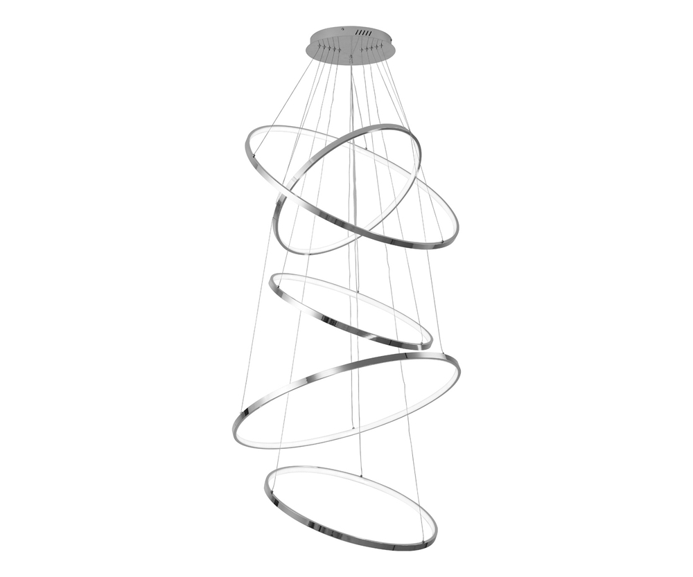 09475-5A,02 Люстра димм.Амия хром Led 150W