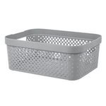 Корзина для хранения Plast Team STOCKHOLM, 10 л серый шторм