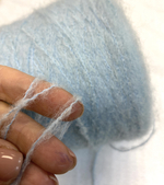 Пряжа на бобине 100 г (Италия) 30% альпака 20% шелк 20% мохер 12% меринос 18%п/а 100г-450м