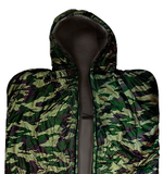 Таежный. Утепленный всепогодный трехсезонный мешок с капюшоном и пристегиваемой москитной сеткой для ночевок на свежем воздухе