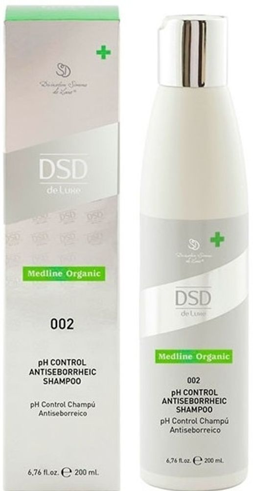 DSD REF. 002 Контроль pH антисеборейный шампунь pH control antiseborrheic shampoo 200 мл