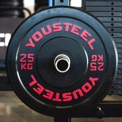 Диск каучуковый 25 кг, черный