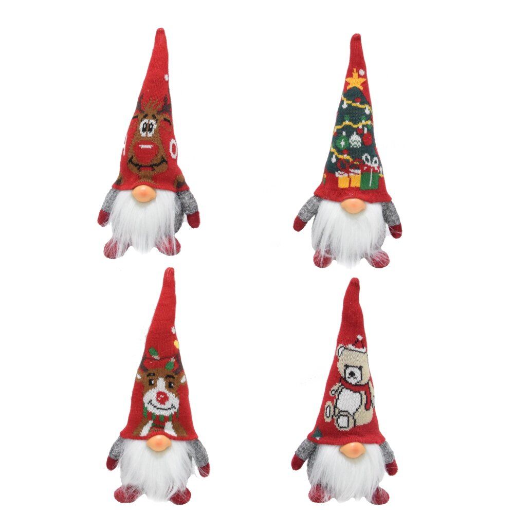 GAEM Игрушка набивная "Гном", L11 W8 H25/15,5 см, 4в.