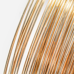 Мемори проволока для браслетов, диаметр 60мм, позолота, сталь