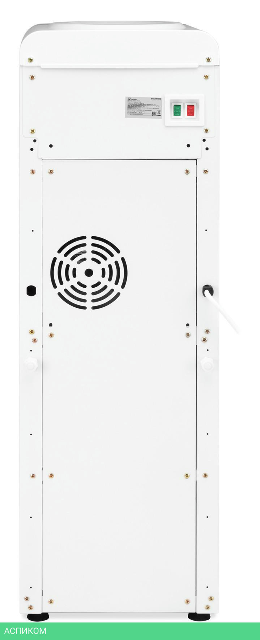 Кулер для воды Starwind SW-1005EW белый/черный