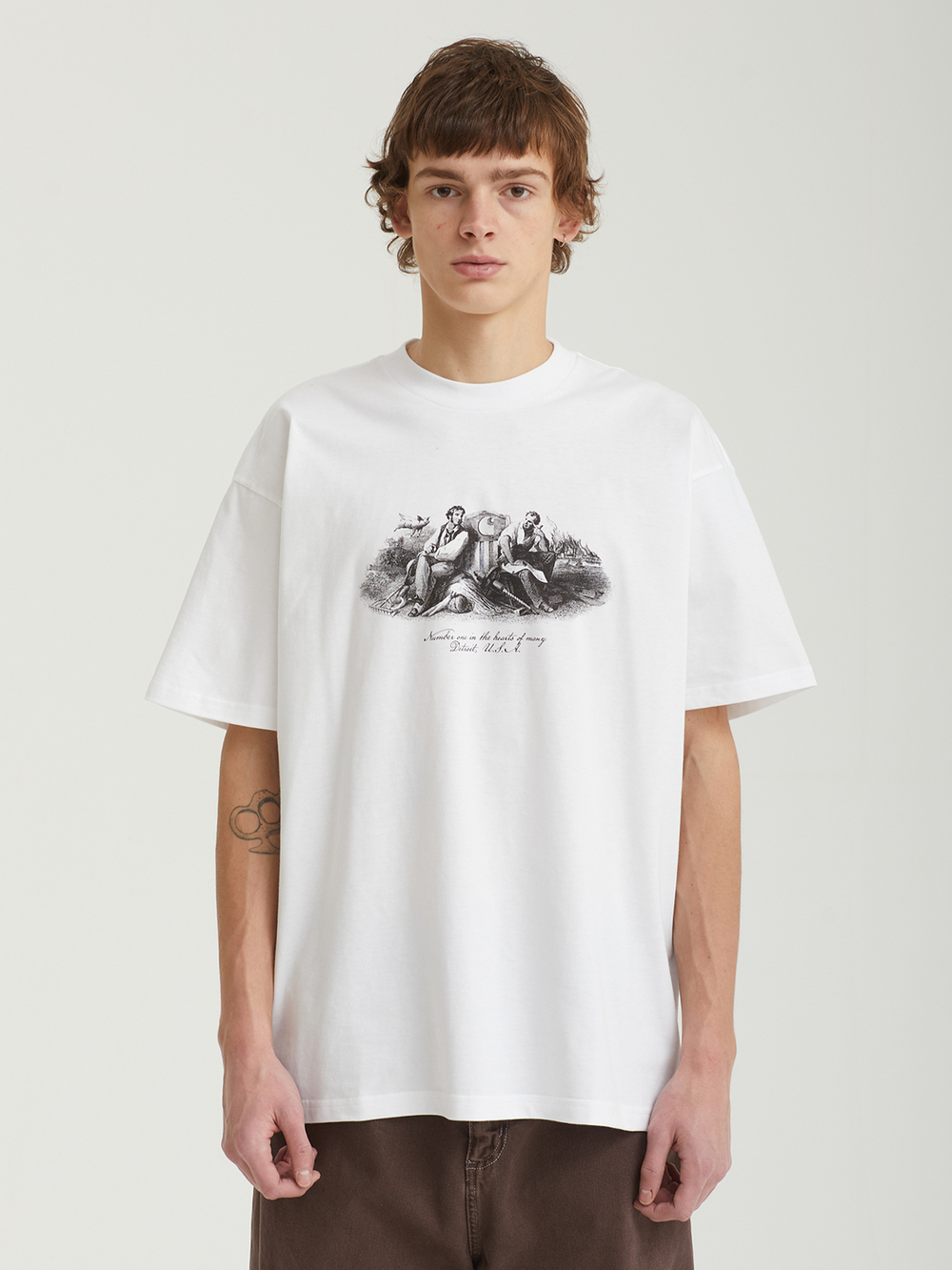 Мужская Футболка Workers