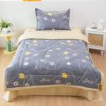 Комплект постельного белья Сатин с Одеялом Young 100% хлопок на резинке OBKR021