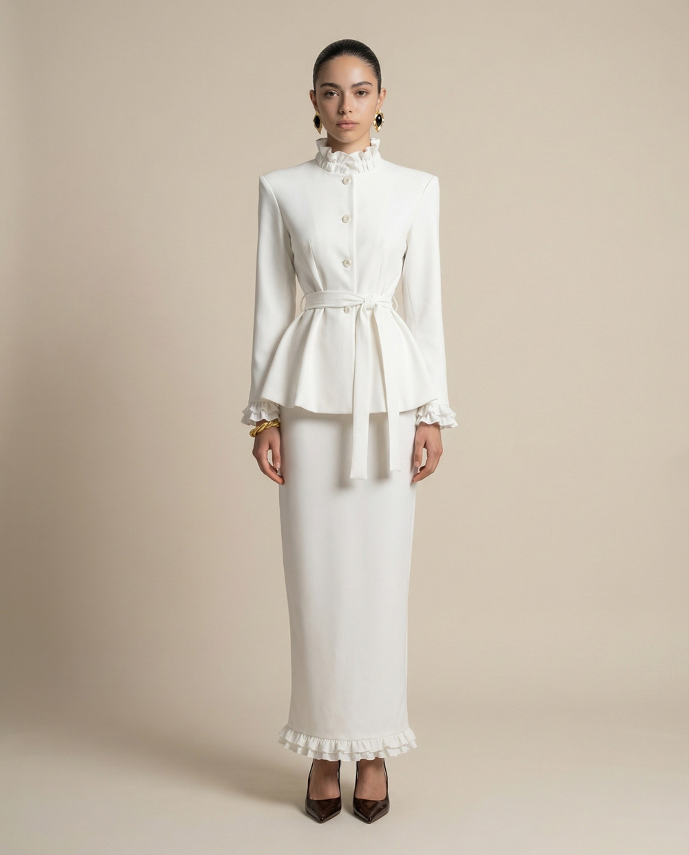 Юбка со шлицей