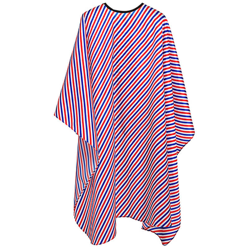 Парикмахерская накидка Harizma, 140х160см, диагональные полосы (h10872B)