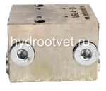 VSL4-D - Питатель для двухлинейных систем смазки с рабочим давлением 400 бар, количество выходов 4, максимальная доза 5 мл/цикл, с фиксированным винтом