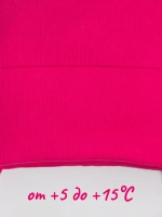 Шапка с ушками для девочки трикотажная на завязках