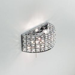 Citilux Портал CL324301 Бра хрустальное с выключателем Хром