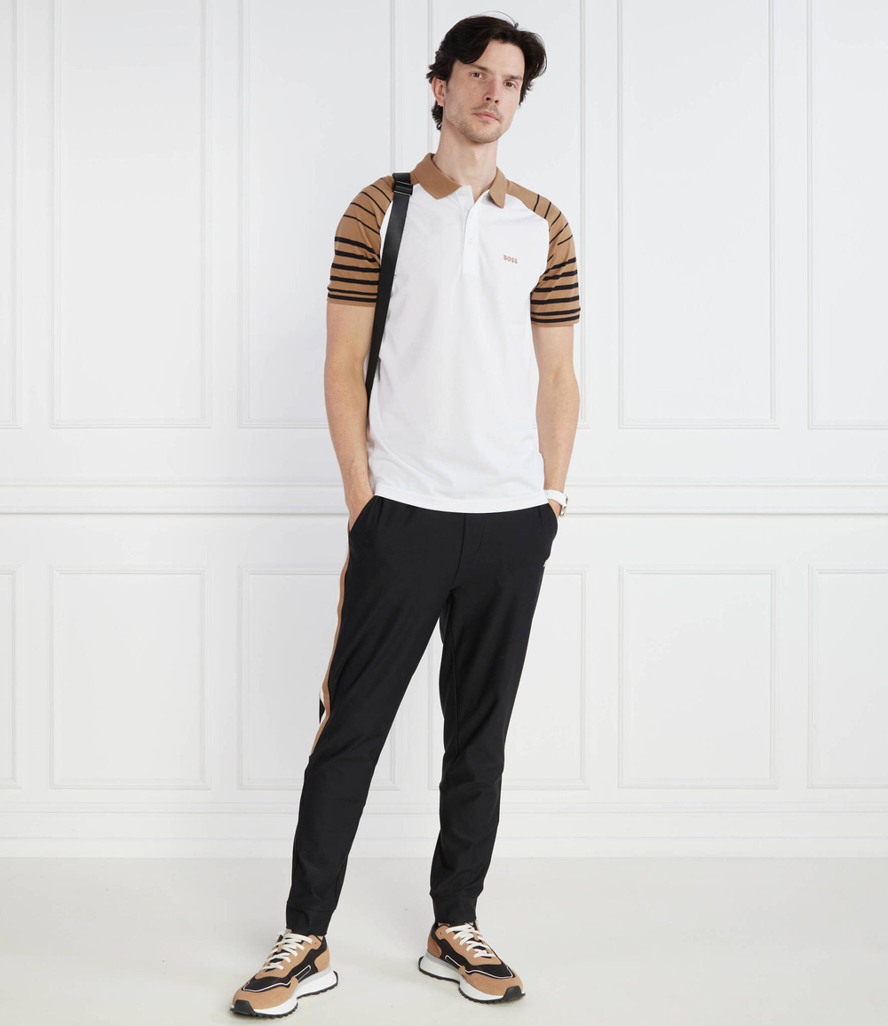 Поло Paule 3 BOSS GREEN - белый(50494331)