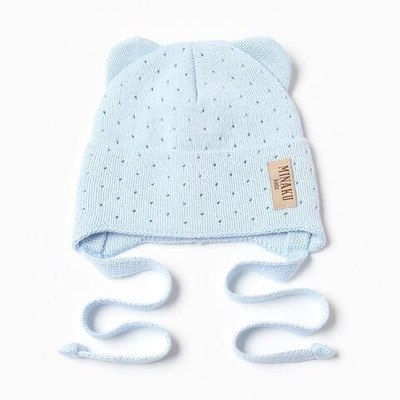 Шапка детская, р. 44-46, цвет голубой 9943029 (MINAKU)