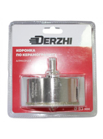Коронка алмазная по керамограниту 68мм DERZHI 8307-007