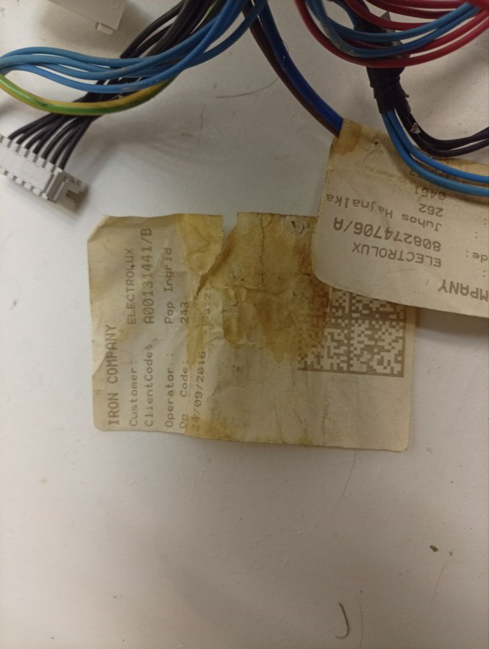 ESL98330 ктп2 Комплект проводки для посудомоечной машины Electrolux 808274706 б/у