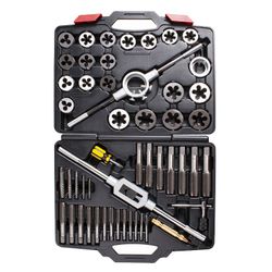 МАСТАК (351-00051C) Набор метчиков и плашек SK-5, M6-M24, кейс, 51 предмет