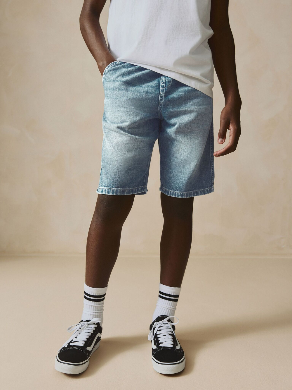 Шорты джинсовые для мальчика Next AC5-643, Голубой