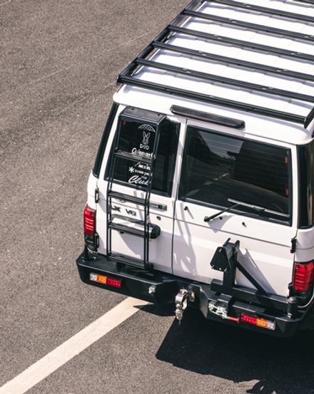 Платформа на крышу и задняя лестница для Toyota Land Cruiser 70 76 LC76 Тойота Прадо Крузак защитный обвес