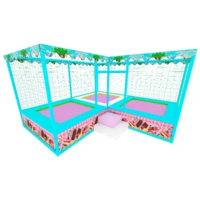 Батутный комплекс "Сладость" (4.60х4.60х2.50м)