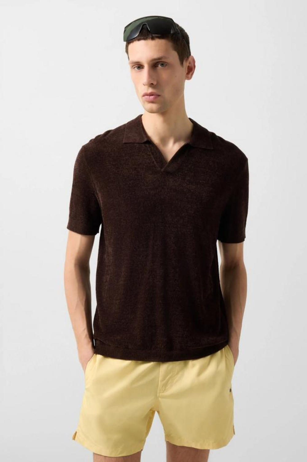 Рубашка-поло BOGNER FINN в коричневом цвете