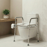 Насадка на унитаз с поручнями Mega 705 Мега-Оптим