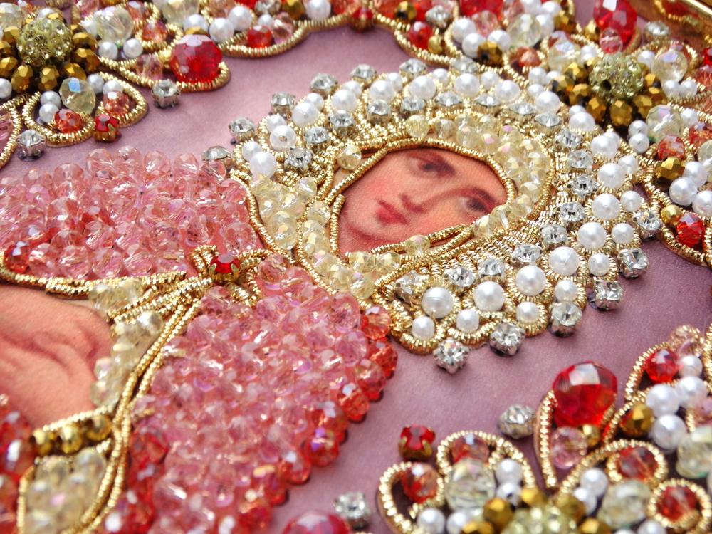 Принт-Ии68 Ткань с нанесенной авторской схемой Святая Лидия