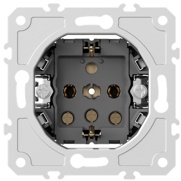 Механизм розетки Schuko с заземлением 16А 250В~ на винтах,  серия DB