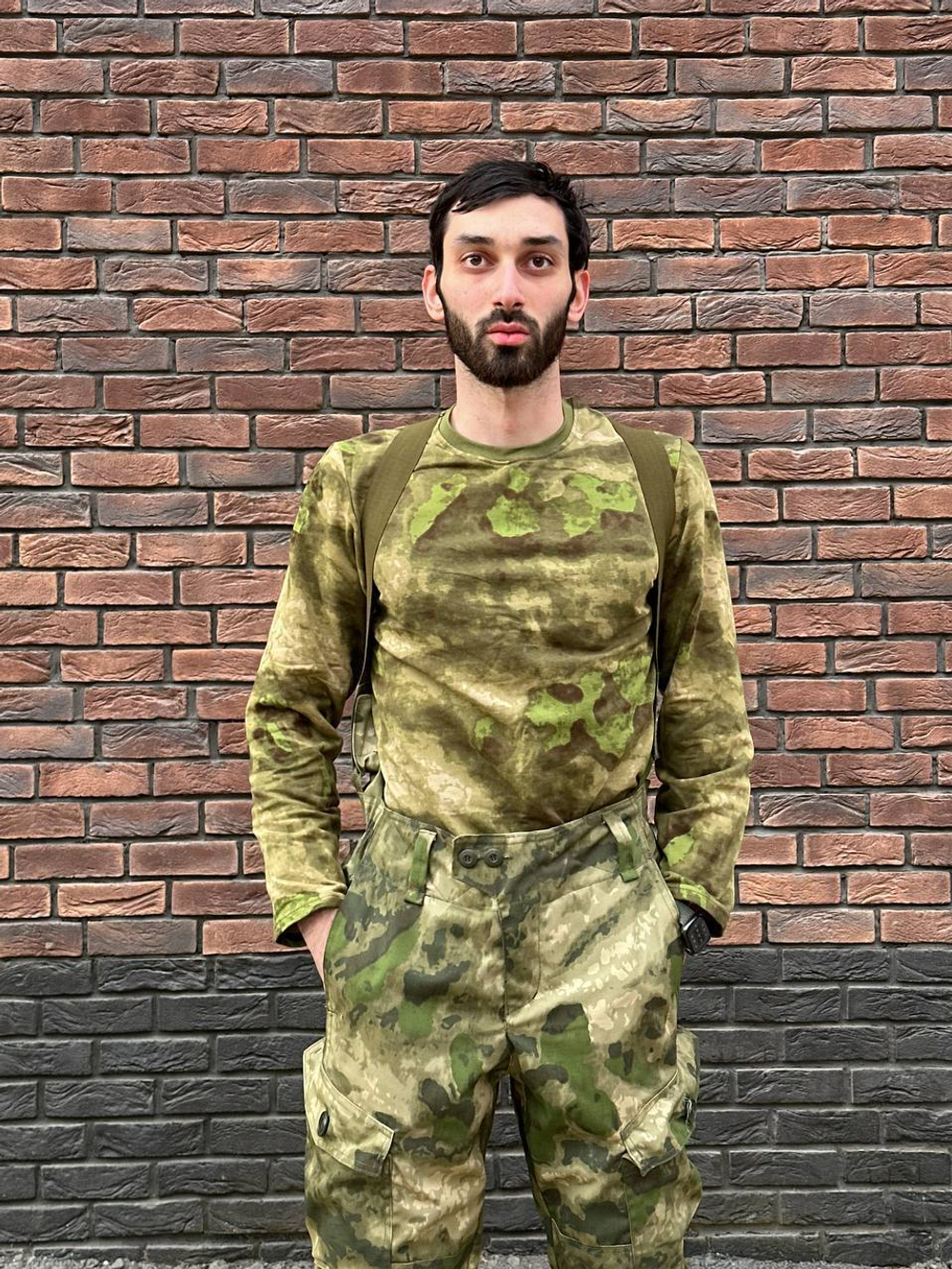 Костюм горка 6 флис осень-зима мох торнадо