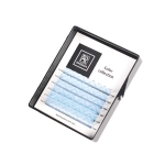 Голубые лазурные (2) ресницы Barbara MINI MIX - 6 линий