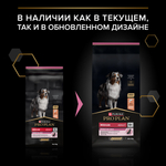 Сухой корм PRO PLAN SENSITIVE SKIN для взрослых собак средних пород с чувствительной кожей лосось 14 кг