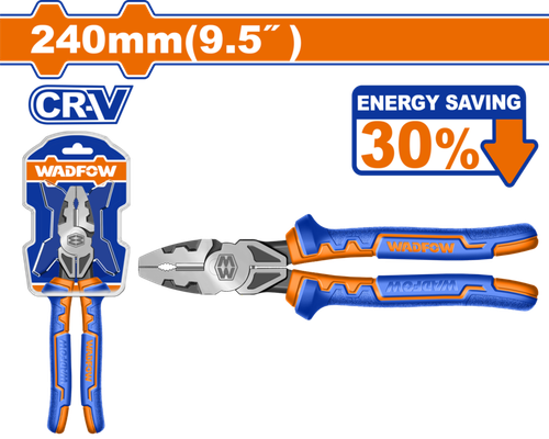 Плоскогубцы 240 мм (6/36) WADFOW WPL1719
