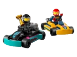 Конструктор LEGO City 60400 Гоночные картинг-кары и водители