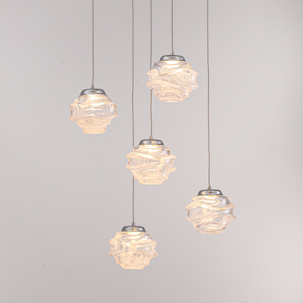 Подвесной светильник MD25030003-5A chrome/clear