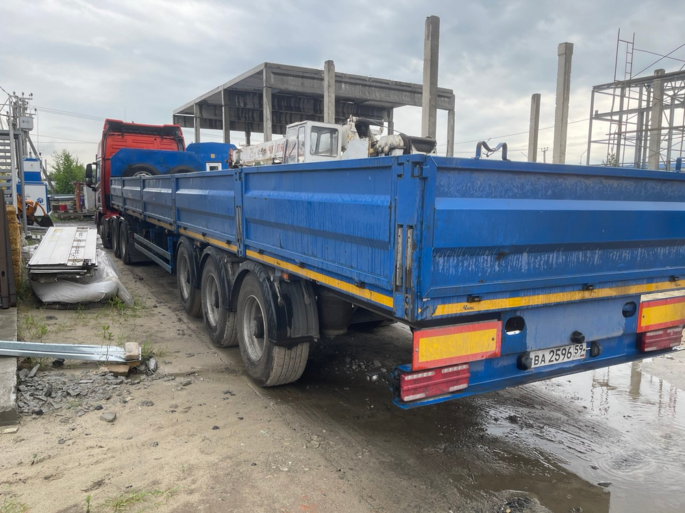 ЧМЗАП 9906* Полуприцеп тяжеловоз 3 оси 99064H-04 (Не раздвижной)
