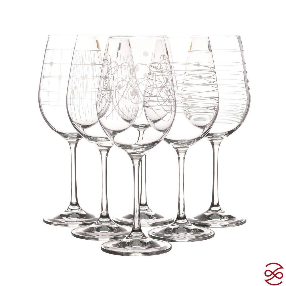 Набор бокалов для вина сет Crystalex 450 мл (6шт)